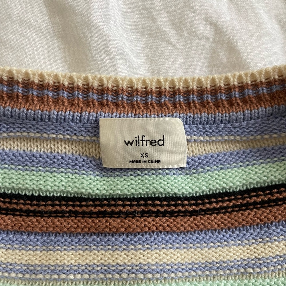 Wilfred Striped Knit Sweater
